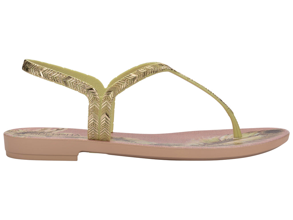 GRENDHA AMOR EM FLOR SAND - AVOCADO GREEN BEIGE