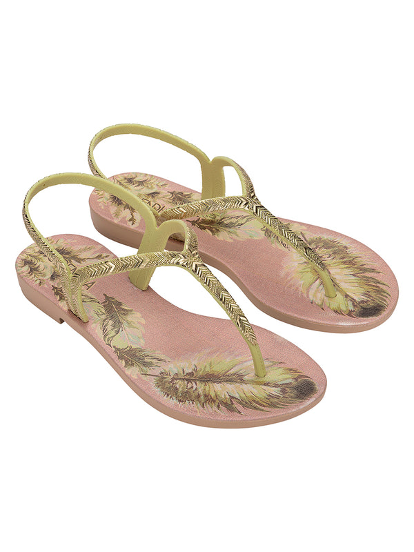 GRENDHA AMOR EM FLOR SAND - AVOCADO GREEN BEIGE