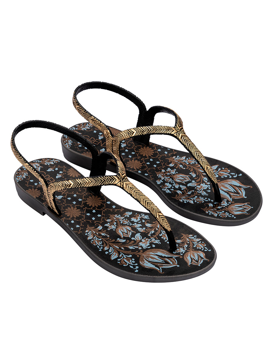 GRENDHA AMOR EM FLOR SAND - BLACK