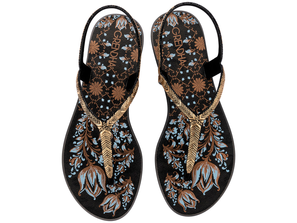 GRENDHA AMOR EM FLOR SAND - BLACK