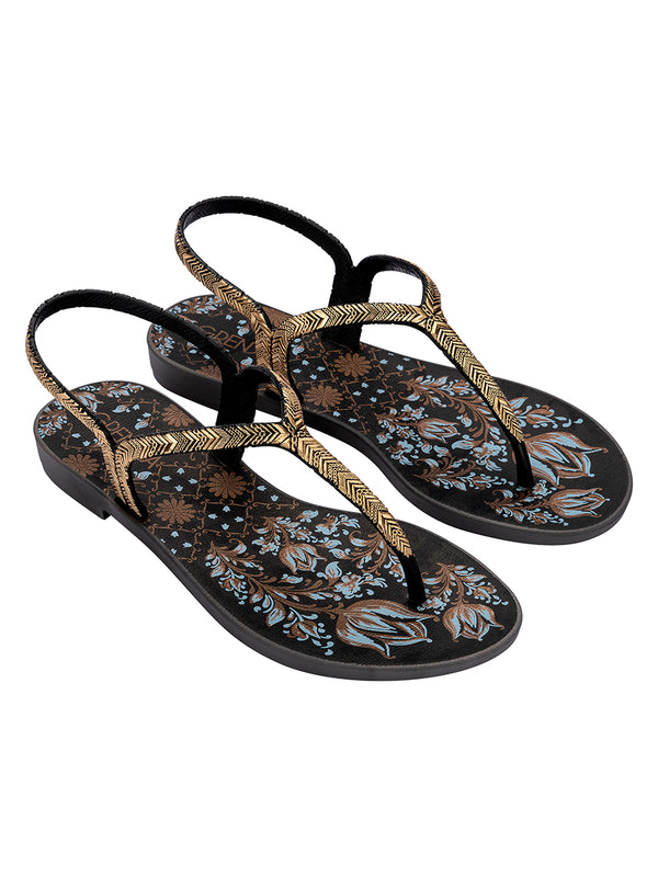 GRENDHA AMOR EM FLOR SAND - BLACK