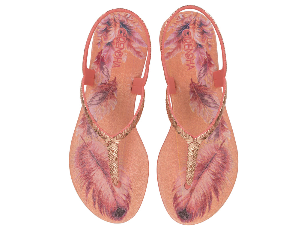 GRENDHA AMOR EM FLOR SAND - GUAVA PINK