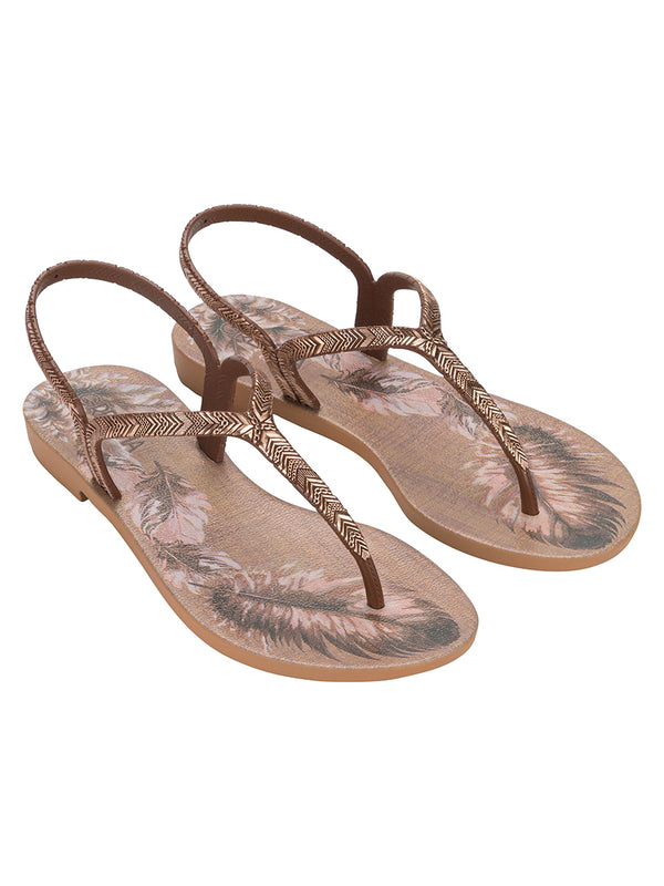 GRENDHA AMOR EM FLOR SAND - MAKE BROWN