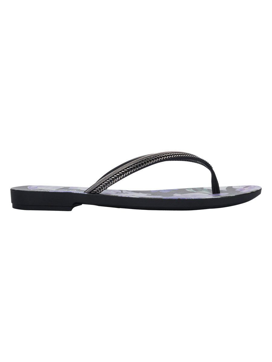 GRENDHA ACAI ENERGIA FEM - FLORAL BLACK LILAC
