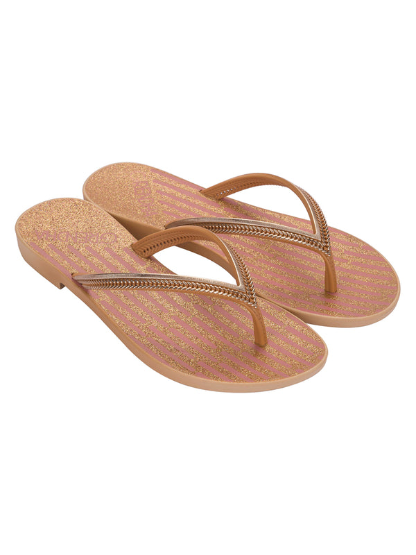 GRENDHA ACAI ENERGIA FEM - STRIPES DARK BROWN