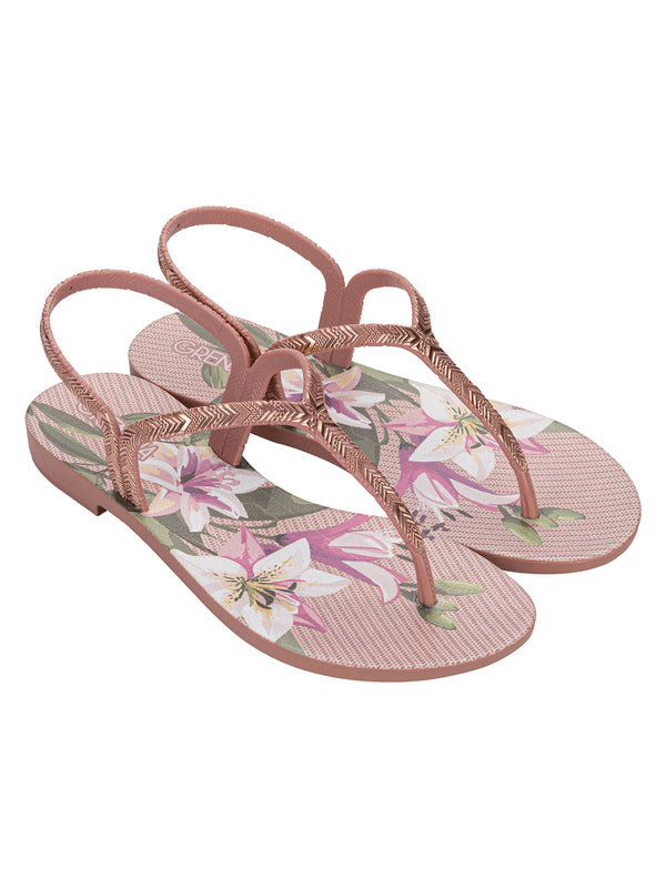 GRENDHA AMOR EM FLOR SAND - FLOWERS NUDE