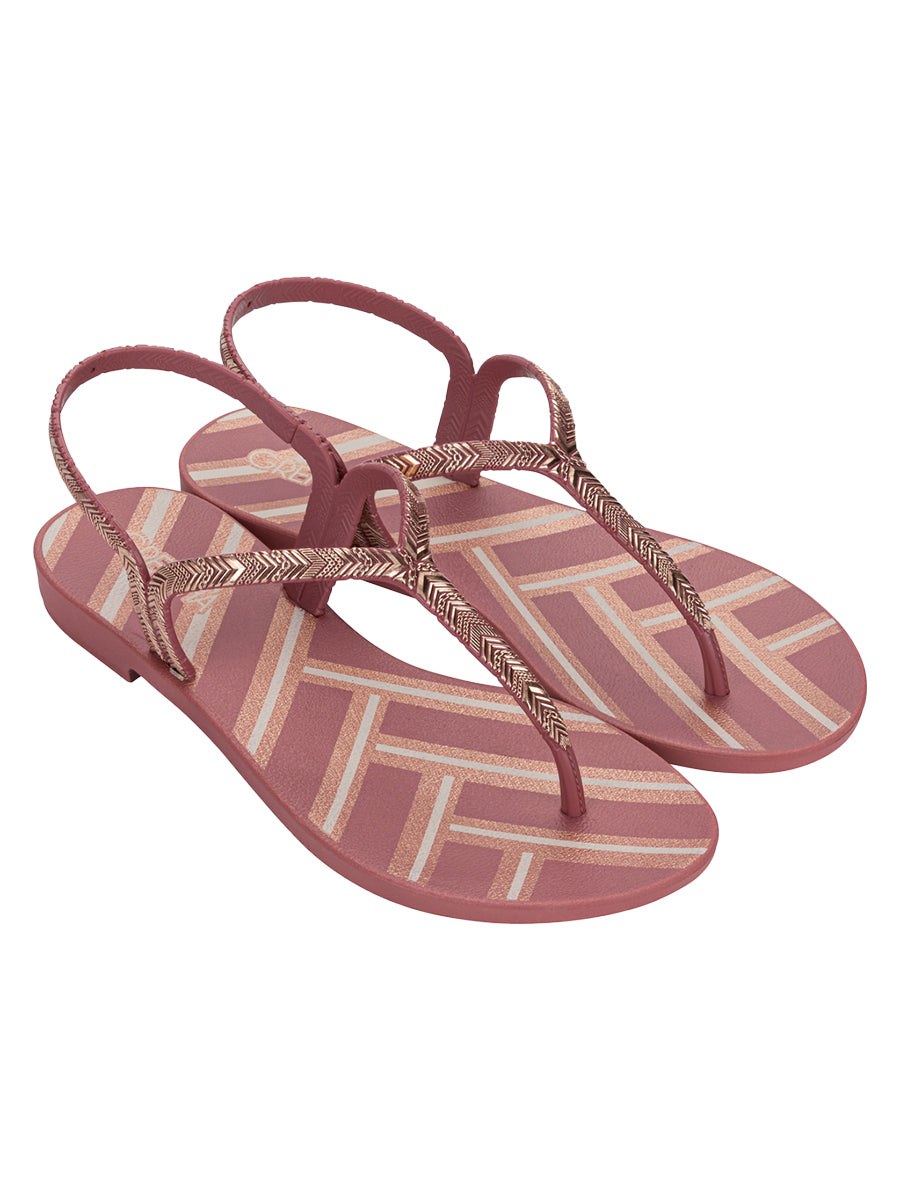 GRENDHA AMOR EM FLOR SAND - STRIPES RED