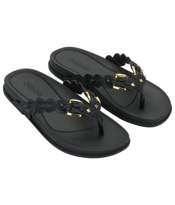 GRENDHA DESLUMBRE RAST - BLACK