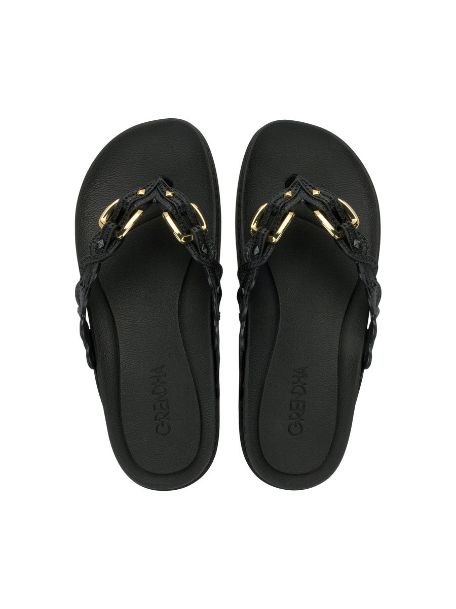 GRENDHA DESLUMBRE RAST - BLACK