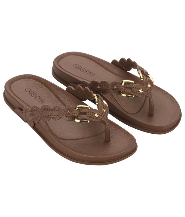 GRENDHA DESLUMBRE RAST - COFFEE BROWN