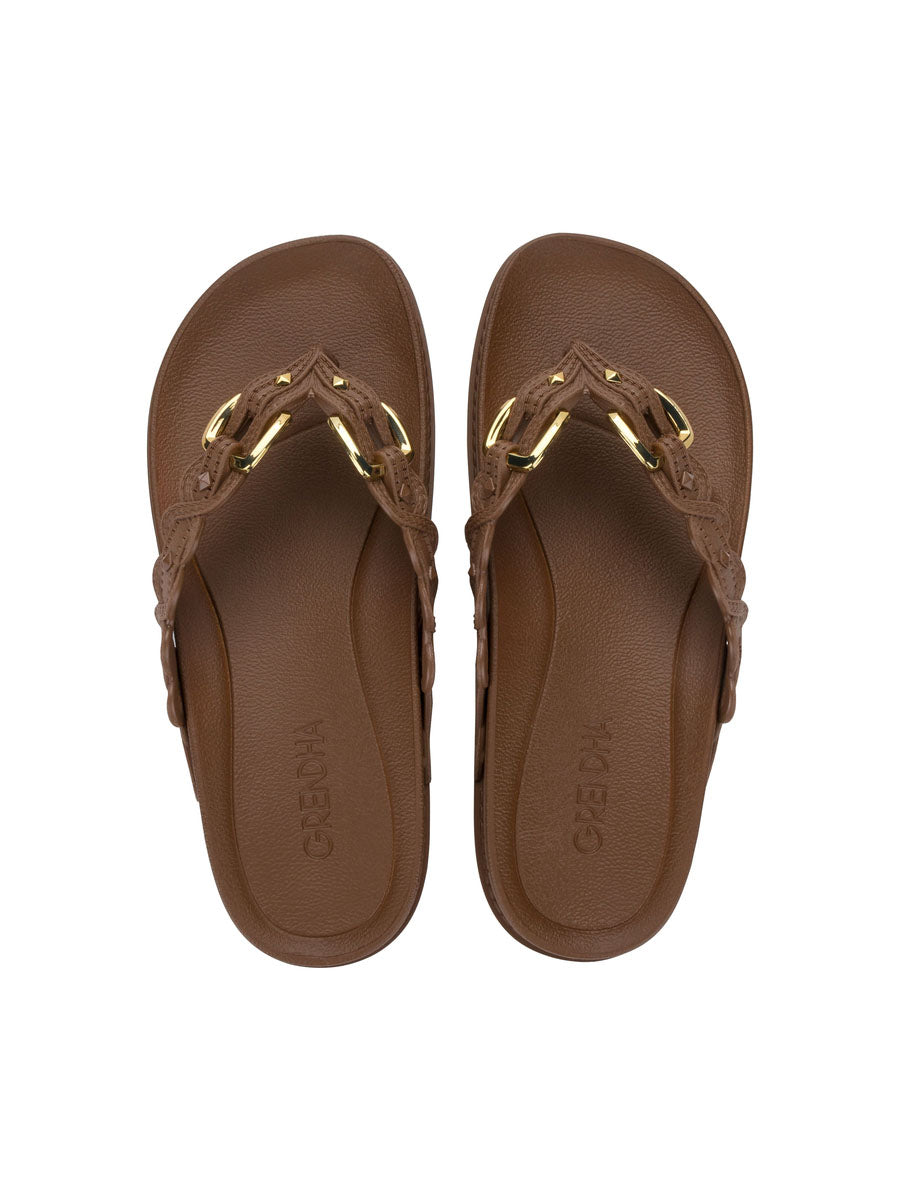 GRENDHA DESLUMBRE RAST - COFFEE BROWN