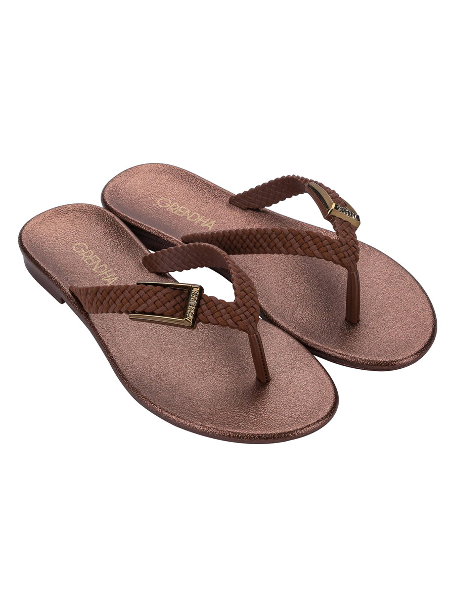 GRENDHA LUZ RAST - COCOA BROWN METALLIC