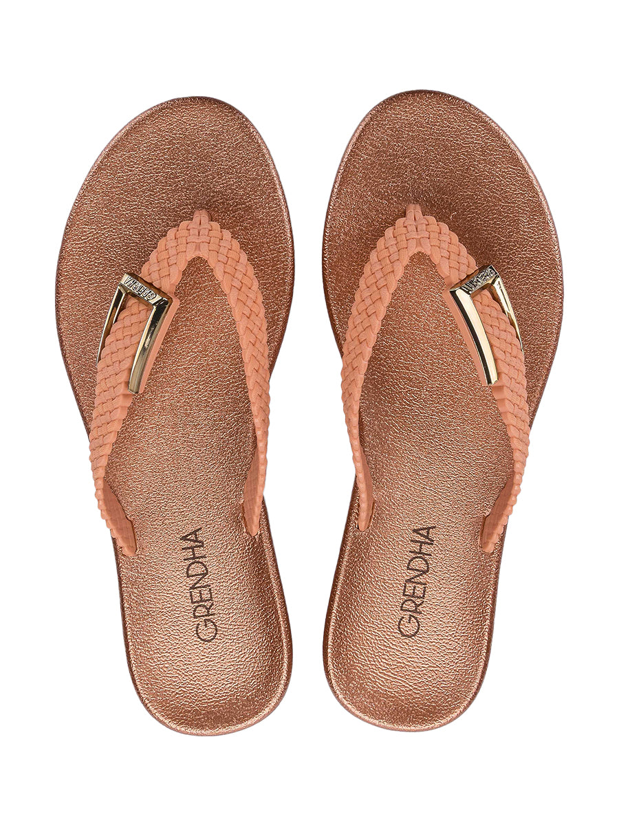 GRENDHA LUZ RAST - METALLIC BEIGE