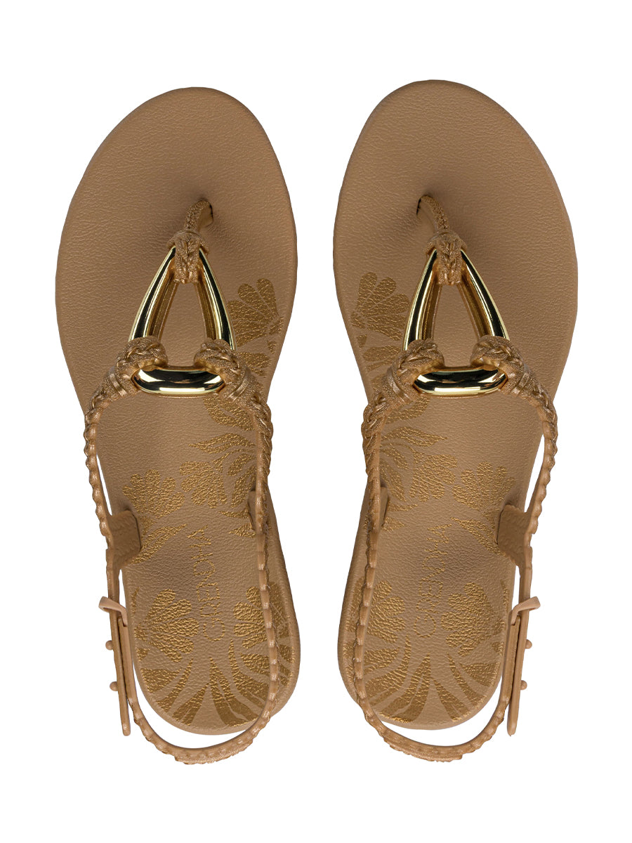 GRENDHA SUBLIME SAND - METALLIC HONEY BEIGE