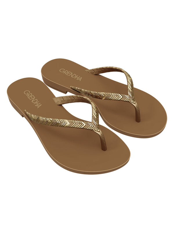 GRENDHA AMOR EM FLOR RAST - GOLD