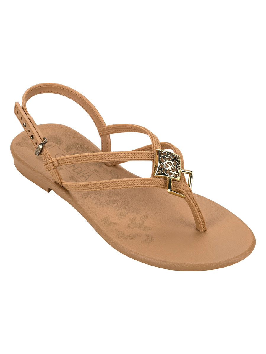 GRENDHA LIBERDADE SAND - DARK BROWN
