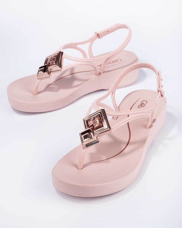  GRENDHA JOIA PLAT SANDAL - LIGHT NUDE