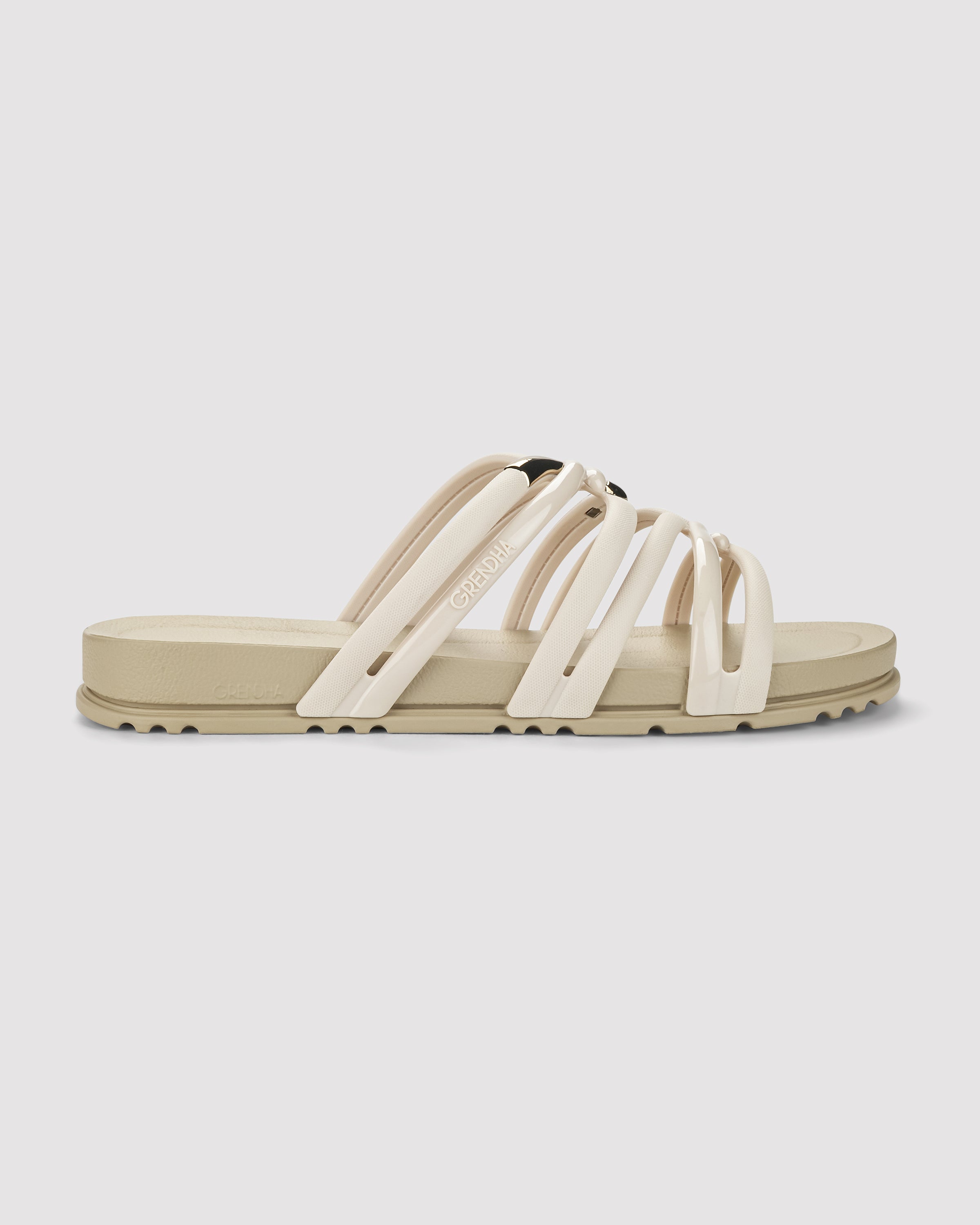 GRENDHA RIQUEZA RAST - OFF WHITE/LIGHT BEIGE