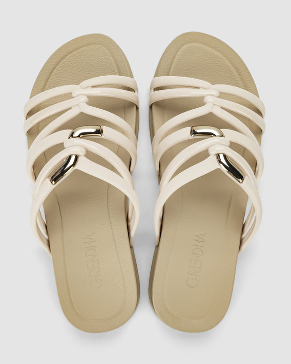 GRENDHA RIQUEZA RAST - OFF WHITE/LIGHT BEIGE