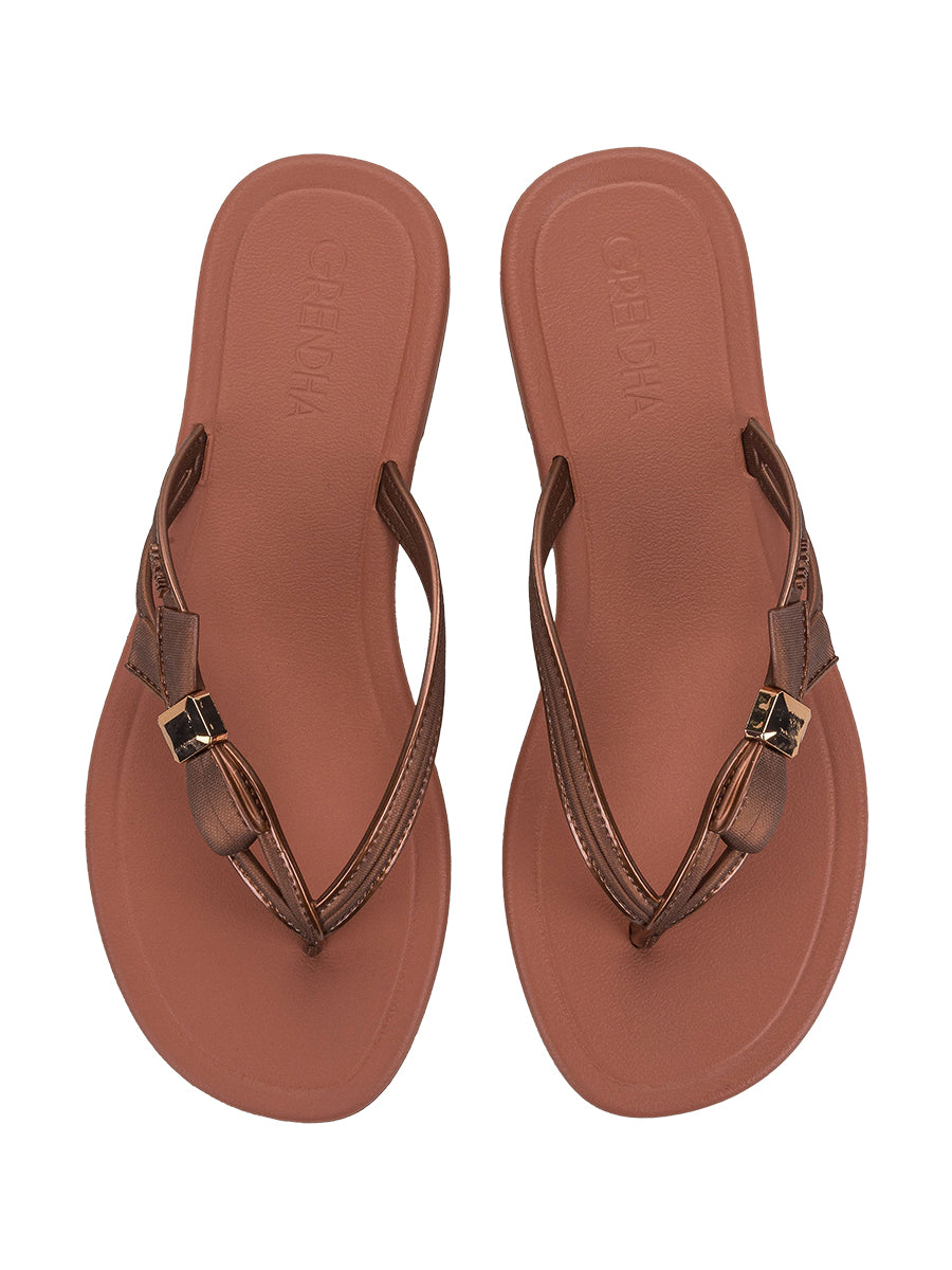 GRENDHA SOFISTICADA RAST - COPPER NUDE