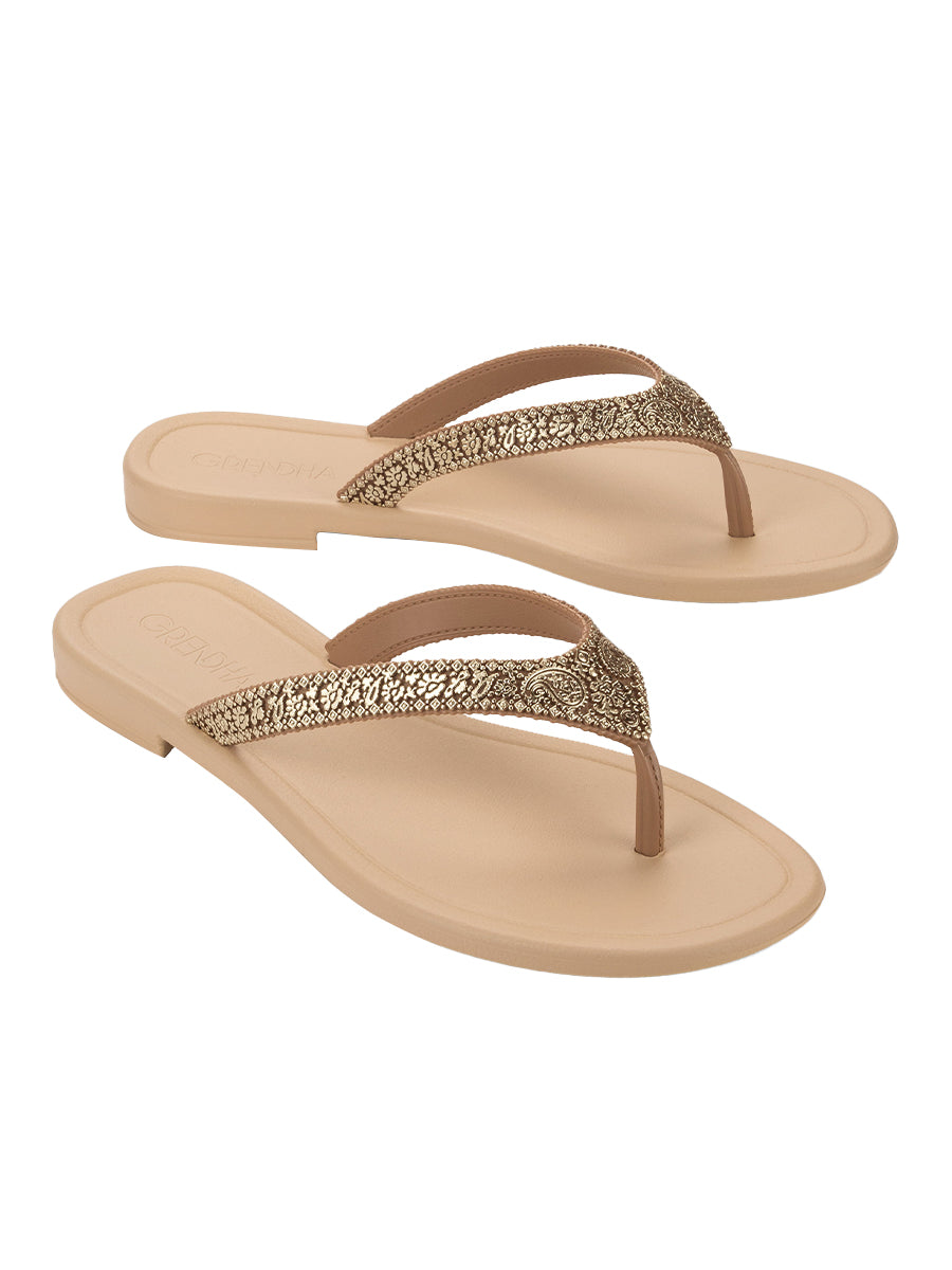 GRENDHA TODO DIA AUTENTICA RAST - BROWN/BEIGE